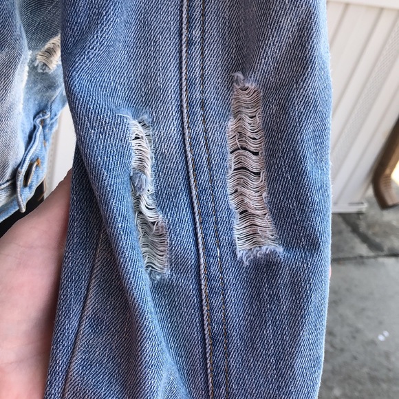 Pretty Blue Jean Designer Jacket by Ci Sono - Picture 4 of 11